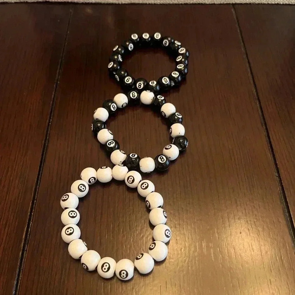 Stylish 8-Ball Bracelets - Picture 1 of 10
